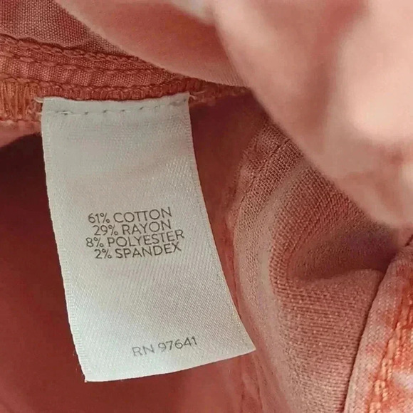 J. Jill Womens  Authentic Slim Ankle Jeans Size 8R Pink 10PT - Picture 6 of 7